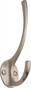 Click Here To Enlarge This Photo Of V1050-SN Heritage Brass Hat & Coat Hook Satin Nickel Finish