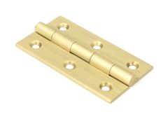 50916 From the Anvil Satin Brass 2&period;5" Butt Hinge &lpar;pair&rpar;