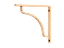 51093 From the Anvil Polished Bronze Abingdon Shelf Bracket &lpar;150mm x 150mm&rpar;