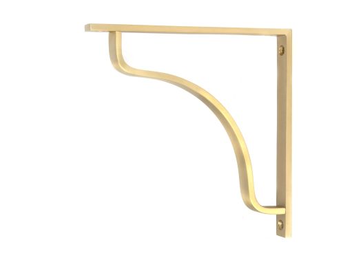 Click Here To Enlarge This Photo Of 51097 From the Anvil Satin Brass Abingdon Shelf Bracket &lpar;200mm x 200mm&rpar;