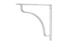 51100 From the Anvil Satin Chrome Abingdon Shelf Bracket &lpar;200mm x 200mm&rpar;