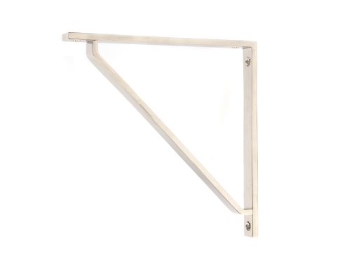 Click Here To Enlarge This Photo Of 51121 From the Anvil Polished Nickel Barton Shelf Bracket &lpar;200mm x 200mm&rpar;