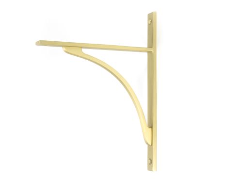 Click Here To Enlarge This Photo Of 51127 From the Anvil Satin Brass Apperley Shelf Bracket &lpar;260mm x 200mm&rpar;