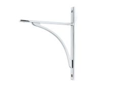 51129 From the Anvil Polished Chrome Apperley Shelf Bracket &lpar;260mm x 200mm&rpar;