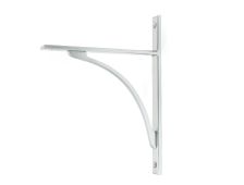 51130 From the Anvil Satin Chrome Apperley Shelf Bracket &lpar;260mm x 200mm&rpar;
