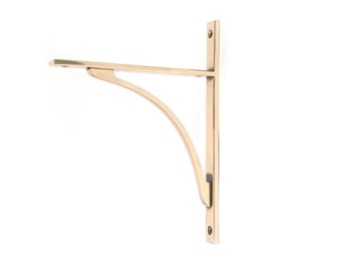 Click Here To Enlarge This Photo Of 51133 From the Anvil Polished Bronze Apperley Shelf Bracket &lpar;260mm x 200mm&rpar;