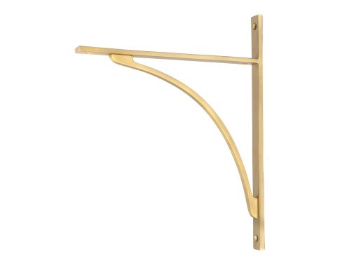 Click Here To Enlarge This Photo Of 51137 From the Anvil Satin Brass Apperley Shelf Bracket &lpar;314mm x 250mm&rpar;