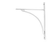 51140 From the Anvil Satin Chrome Apperley Shelf Bracket &lpar;314mm x 250mm&rpar;