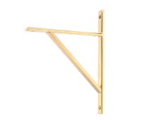 51145 From the Anvil Polished Brass Chalfont Shelf Bracket &lpar;260mm x 200mm&rpar;