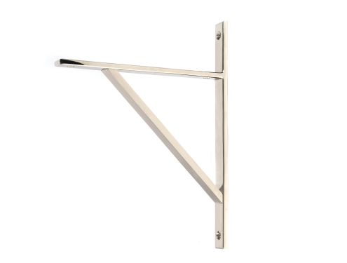 Click Here To Enlarge This Photo Of 51151 From the Anvil Polished Nickel Chalfont Shelf Bracket &lpar;260mm x 200mm&rpar;