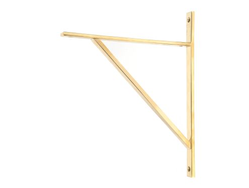 Click Here To Enlarge This Photo Of 51155 From the Anvil Polished Brass Chalfont Shelf Bracket &lpar;314mm x 250mm&rpar;