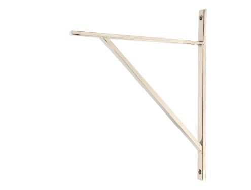 Click Here To Enlarge This Photo Of 51161 From the Anvil Polished Nickel Chalfont Shelf Bracket &lpar;314mm x 250mm&rpar;