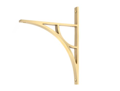 Click Here To Enlarge This Photo Of 51167 From the Anvil Satin Brass Tyne Shelf Bracket &lpar;260mm x 200mm&rpar;