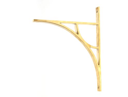Click Here To Enlarge This Photo Of 51175 From the Anvil Polished Brass Tyne Shelf Bracket &lpar;314mm x 250mm&rpar;
