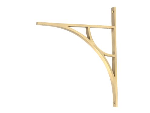 Click Here To Enlarge This Photo Of 51177 From the Anvil Satin Brass Tyne Shelf Bracket &lpar;314mm x 250mm&rpar;