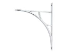 51179 From the Anvil Polished Chrome Tyne Shelf Bracket &lpar;314mm x 250mm&rpar;