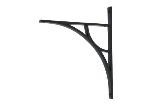 Click Here To Enlarge This Photo Of 51184 From the Anvil Matt Black Tyne Shelf Bracket &lpar;314mm x 250mm&rpar;