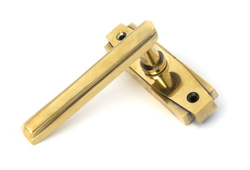 Click Here To Enlarge This Photo Of 51192 From the Anvil Aged Brass Art Deco Lever on Rose Set