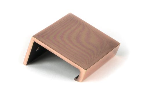 Click Here To Enlarge This Photo Of 51217 From the Anvil Polished Bronze 50mm Plain Edge Pull