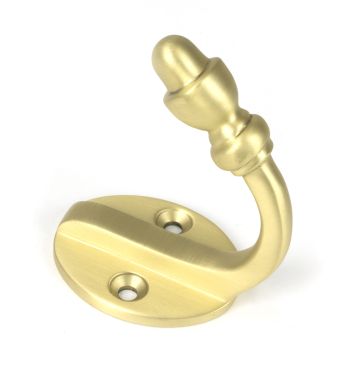 Click Here To Enlarge This Photo Of 51300 From the Anvil Satin Brass Coat Hook