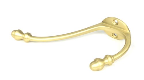 Click Here To Enlarge This Photo Of 51302 From the Anvil Satin Brass Hat & Coat Hook