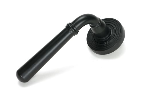 Click Here To Enlarge This Photo Of 51328 From the Anvil Matt Black Newbury Lever on Rose Set &lpar;Beehive&rpar; - Unsprung