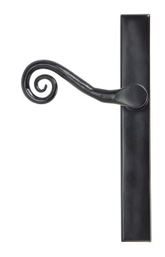 Click Here To Enlarge This Photo Of 46397L From the Anvil Black Monkeytail Slimline Lever Espag&period; Latch Set - LH - 212mm Screw Centres