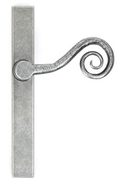 Click Here To Enlarge This Photo Of 46398R From the Anvil Pewter Monkeytail Slimline Lever Espag&period; Latch - RH - 212mm Screw Centres