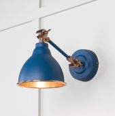 49714SU From the Anvil Smooth Copper Brindley Wall Light in Upstream