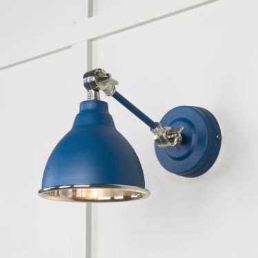 Click Here To Enlarge This Photo Of 49715SU From the Anvil Smooth Nickel Brindley Wall Light in Upstream