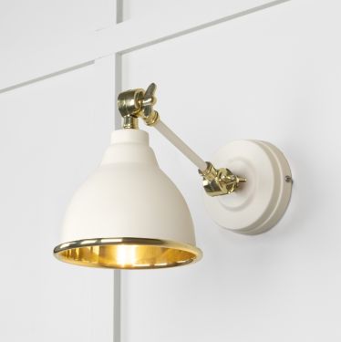 Click Here To Enlarge This Photo Of 49716STE From the Anvil Smooth Brass Brindley Wall Light in Teasel