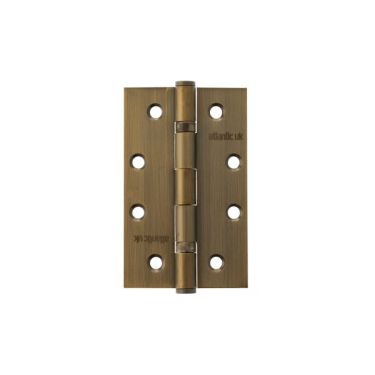 Click Here To Enlarge This Photo Of Atlantic - AH42525MAB Slim Knuckle Ball Bearing Hinges 4&Prime; x 2&period;5&Prime; x 2&period;5mm &ndash; Matt Antique Brass
