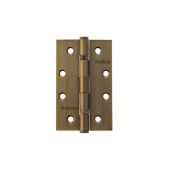 Atlantic - AH42525MAB Slim Knuckle Ball Bearing Hinges 4&Prime; x 2&period;5&Prime; x 2&period;5mm &ndash; Matt Antique Brass