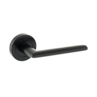 Click Here To Enlarge This Photo Of Atlantic - S43RMB STATUS 'Alabama' Lever on Round Rose &ndash; Matt Black