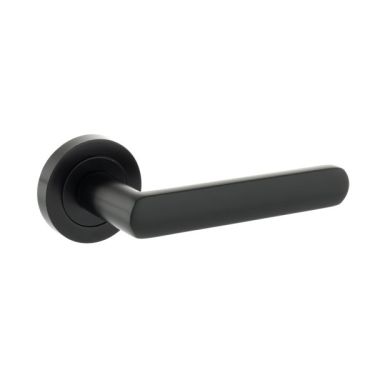 Click Here To Enlarge This Photo Of Atlantic - S42RMB STATUS 'Carolina' Lever on Round Rose &ndash; Matt Black