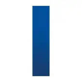 AR624B Hoppe Arrone 350mm x 75mm Finger Plate - &lpar;Nylon&rpar; Cobalt Blue - 50004062