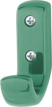 Click Here To Enlarge This Photo Of K676 &lpar;AR618&rpar; Hoppe Arrone Single Coat Hook - &lpar;Nylon&rpar; Green - 624409