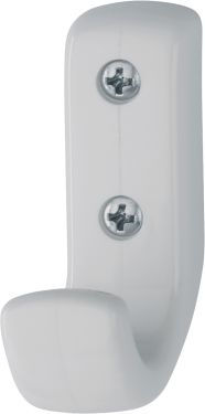 Click Here To Enlarge This Photo Of K676 &lpar;AR618&rpar; Hoppe Arrone Single Coat Hook - &lpar;Nylon&rpar; Dove Grey - 584277