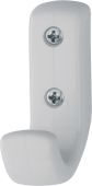 K676 &lpar;AR618&rpar; Hoppe Arrone Single Coat Hook - &lpar;Nylon&rpar; Dove Grey - 584277