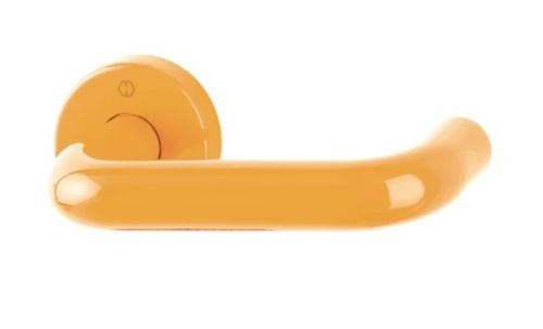 Click Here To Enlarge This Photo Of K138&sol;15K &lpar;AR600&sol;20&rpar; Hoppe Arrone Lever on 6mm Rose - &lpar;Nylon&rpar; Yellow - 8568348