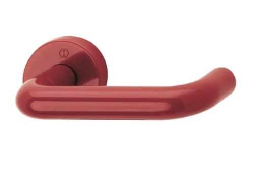 Click Here To Enlarge This Photo Of K138&sol;15K &lpar;AR600&sol;20&rpar; Hoppe Arrone Lever on 6mm Rose - &lpar;Nylon&rpar; Red - 585915
