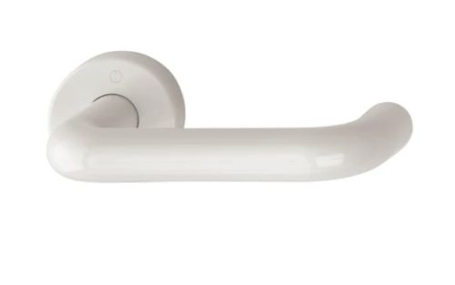 Click Here To Enlarge This Photo Of K138&sol;15K &lpar;AR600&sol;20&rpar; Hoppe Arrone Lever on 6mm Rose - &lpar;Nylon&rpar; Diamond White - 585946