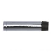 V1081 64-PC Heritage Brass Cylindrical Door Stop without Rose 64mm &lpar;75mm projection inc buffer&rpar; Polished Chrome Finish
