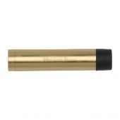 V1081 64-SB Heritage Brass Cylindrical Door Stop without Rose 64mm &lpar;75mm projection inc buffer&rpar; Satin Brass Finish
