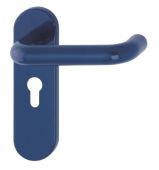 K138&sol;353K &lpar;AR600&sol;23&rpar; Hoppe Arrone Euro Profile Levers 47&period;6mm Centres on Radius Plate - &lpar;Nylon&rpar; Midnight Blue - 8566486