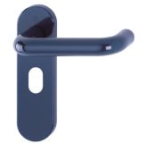 K138&sol;353K &lpar;AR600&sol;24&rpar; Hoppe Arrone Oval Profile Levers 48&period;5mm Centres on Radius Plate - &lpar;Nylon&rpar; Midnight Blue - 8566563