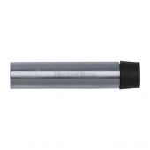 V1081 64-SC Heritage Brass Cylindrical Door Stop without Rose 64mm &lpar;75mm projection inc buffer&rpar; Satin Chrome Finish