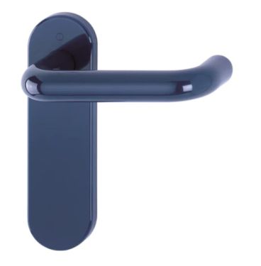 Click Here To Enlarge This Photo Of K138&sol;353K &lpar;AR600&sol;21&rpar; Hoppe Arrone Latch Levers on Radius Plate - &lpar;Nylon&rpar; Midnight Blue - 8566318