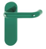 K138&sol;353K &lpar;AR600&sol;21&rpar; Hoppe Arrone Latch Levers on Radius Plate - &lpar;Nylon&rpar; Green - 8566325