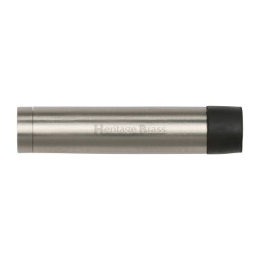 Click Here To Enlarge This Photo Of V1081 64-SN Heritage Brass Cylindrical Door Stop without Rose 64mm &lpar;75mm projection inc buffer&rpar; Satin Nickel Finish